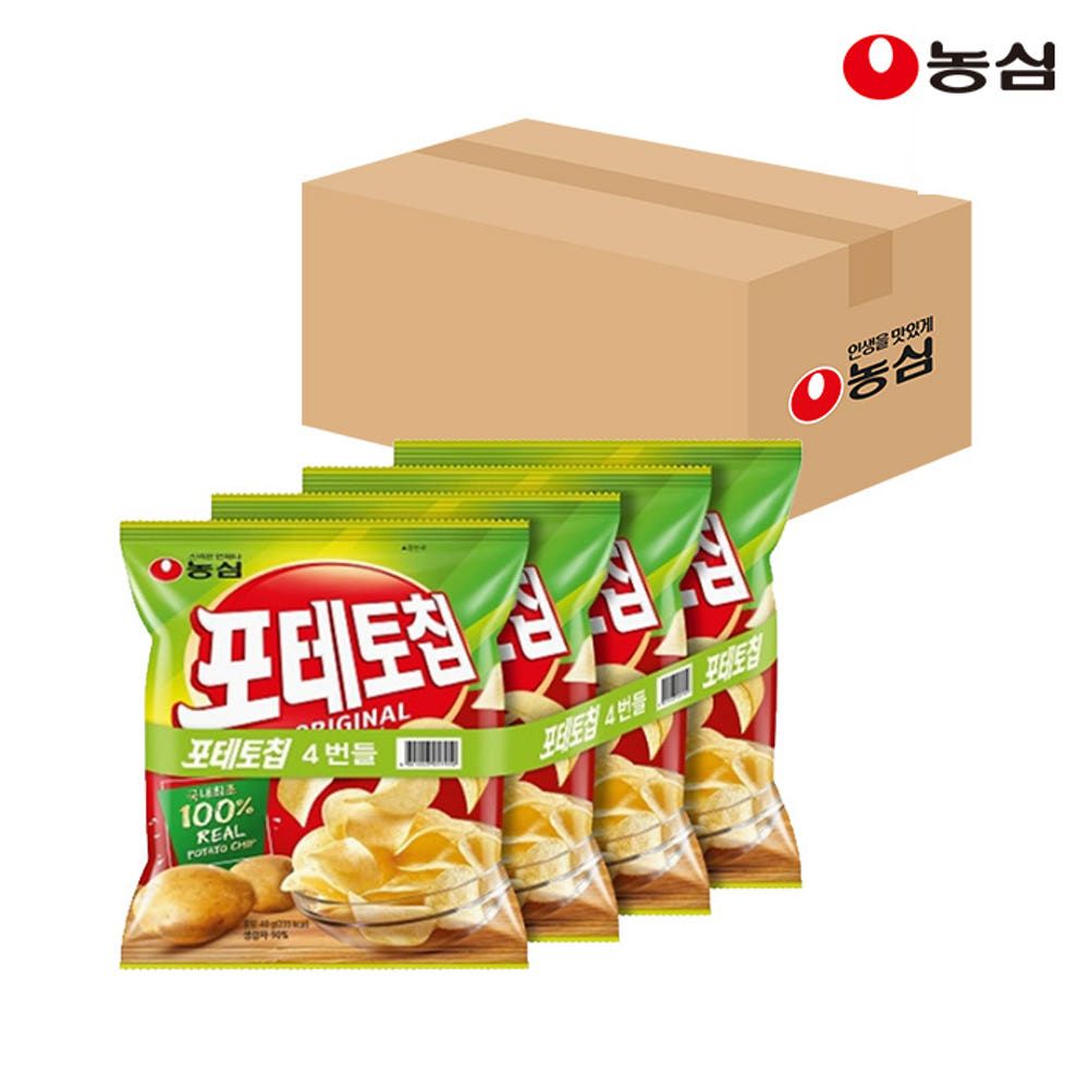 상품 이미지: 농심 포테토칩 오리지널 40g, 32개