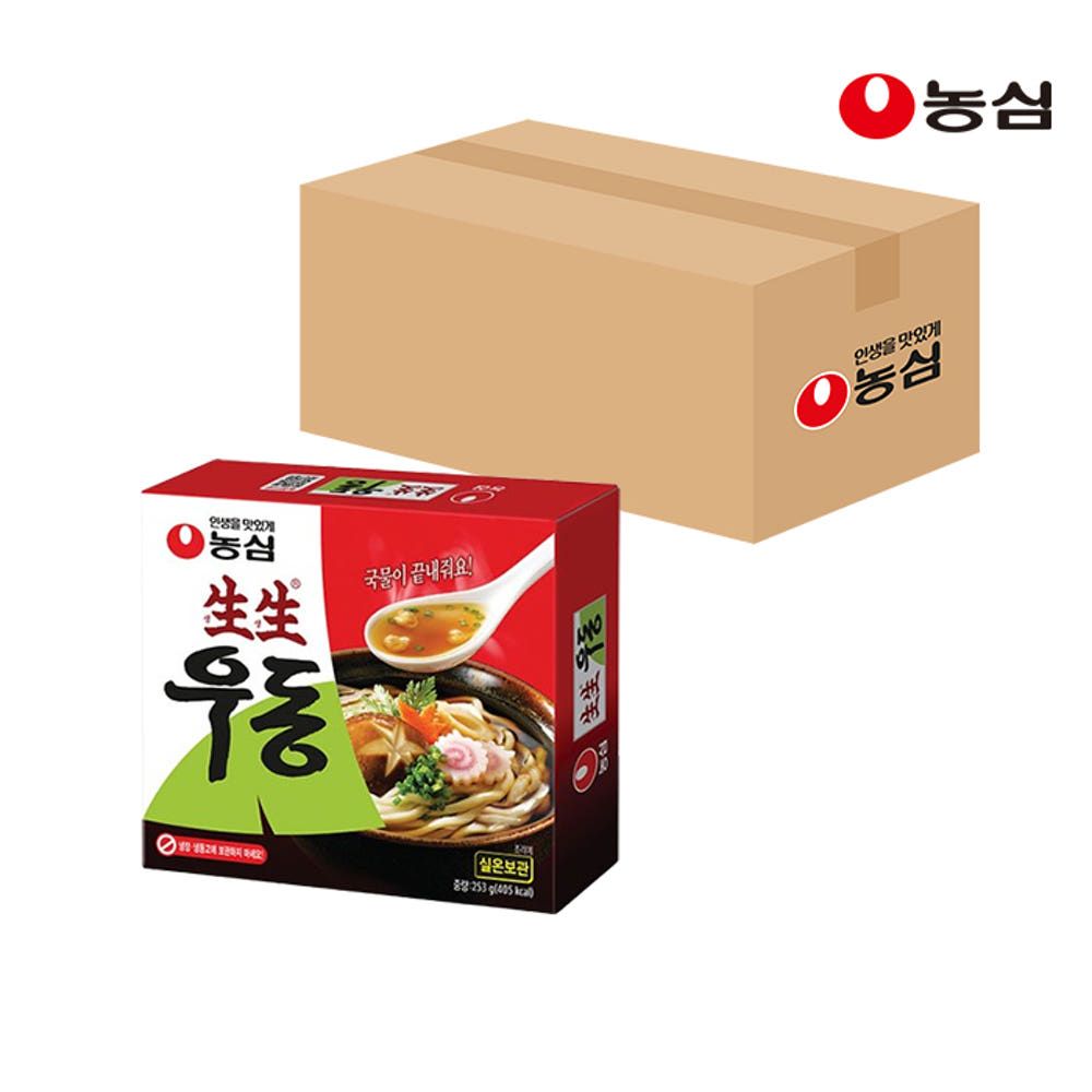 상품 이미지: 농심 생생우동봉지 253g, 15개
