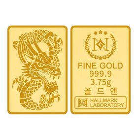 상품 이미지: 골드앤 순금 24K 청룡 프레스 골드바_3.75g