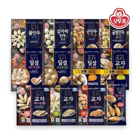 상품 이미지: XO 수제통새우만두 4봉 외 4봉+4봉 골라담기 (고기/김치/군만두/굴림만두/딤섬/동파육)
