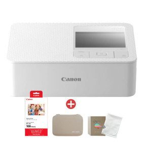상품 이미지: 캐논 셀피 포토프린터 CP1500 화이트 + RP-108 용지 +(포토앨범/아이리버 하드케이스/포켓융)_WJK