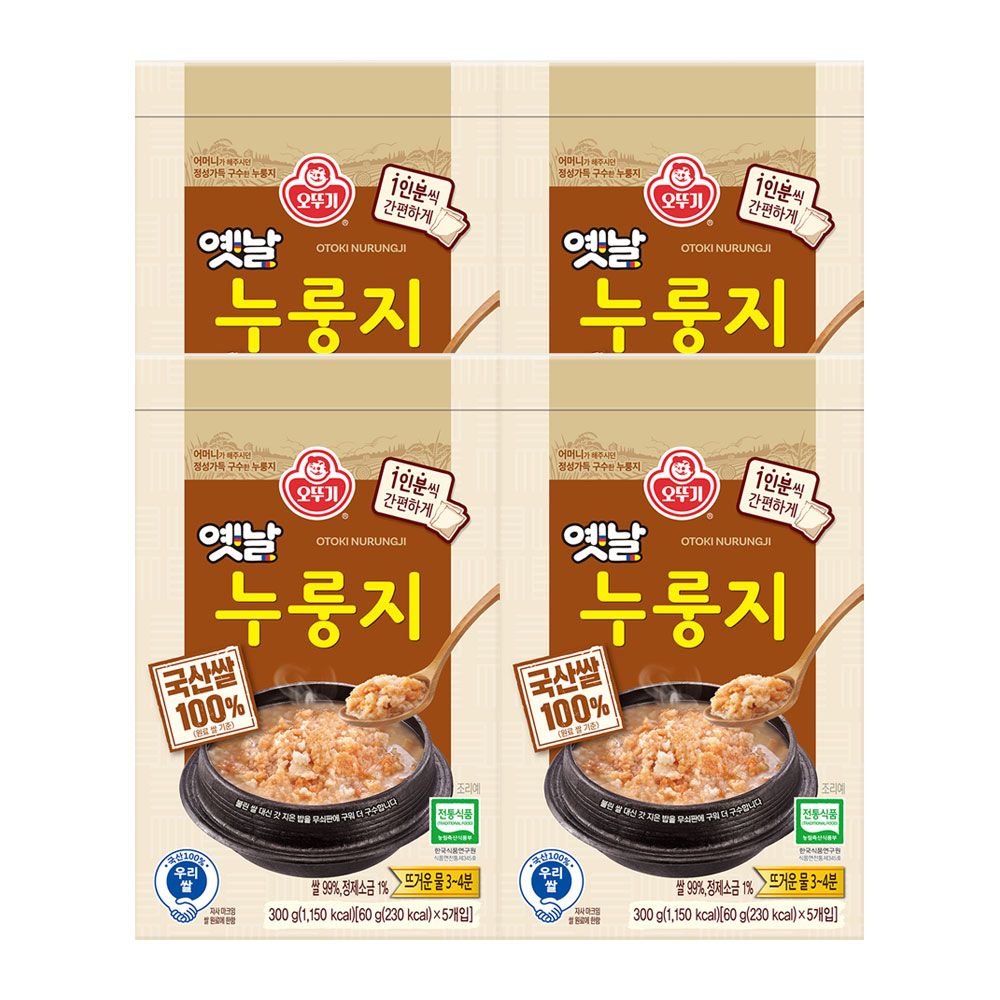 상품 이미지: 오뚜기 옛날 구수한 누룽지 국산 60g 20개