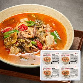 상품 이미지: 국제식품 초원농원 맛 그대로 진한육수 얼큰 한우 우거지탕 500g(4팩)