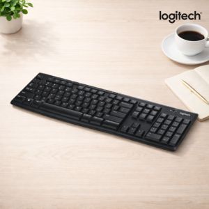 상품 이미지: 로지텍코리아 k270 무선 키보드 사무용 업무용 블랙 정품