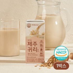 상품 이미지: 무가당 제주귀리두유 190ml x 24팩(실속형) NON GMO콩