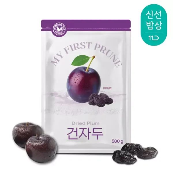 상품 이미지: [산과들에] 건자두 500g x 4봉 / 총 2kg 신선한 건과 건과일 간식 푸룬