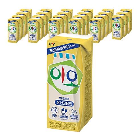 상품 이미지: 남양이오 유산균 음료, 190ml, 24개