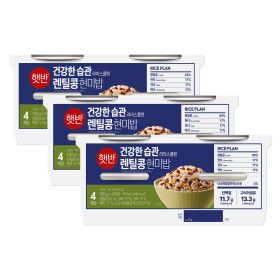상품 이미지: 햇반 라이스플랜 렌틸콩현미밥 190G 12입