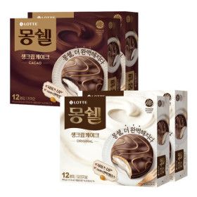 상품 이미지: 몽쉘 생크림 408g (카카오/오리지널) 2+2곽