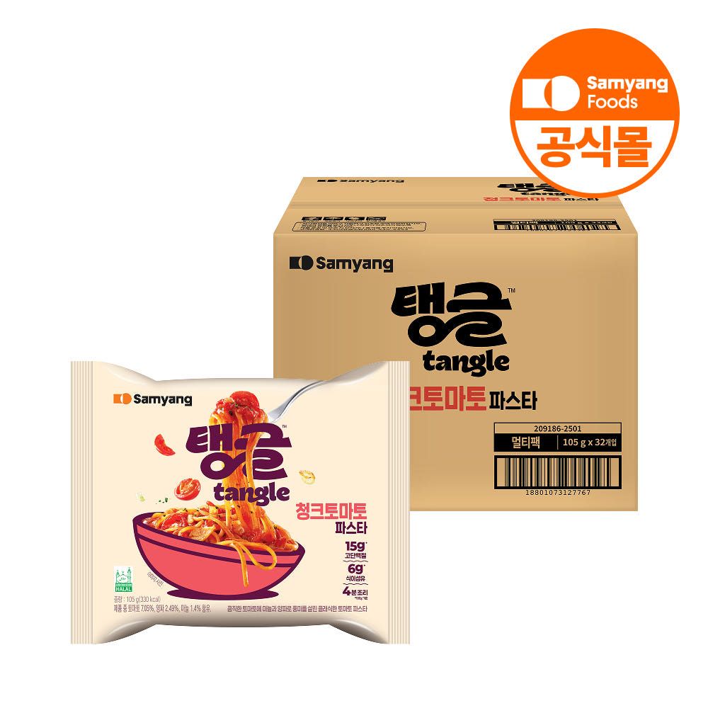 상품 이미지: 삼양식품 탱글 청크토마토 파스타 105g, 32개
