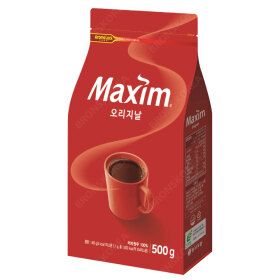 상품 이미지: 리필용 대용량 블랙 알커피/ 동서 맥심 오리지날 500g