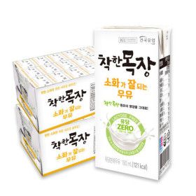 상품 이미지: 건국우유 착한목장 소화가 잘되는 멸균 우유 190ml 48팩
