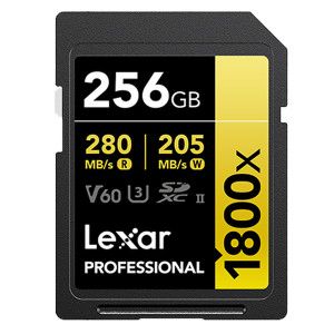 상품 이미지: 렉사 SD 카드 UHS-II 256GB V60 1800배속 메모리 4K DSLR 방송용 캠코더 카메라 메모리카드