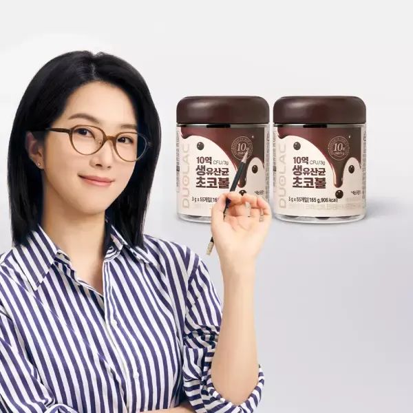 상품 이미지: 듀오락 생 유산균 초코볼 10억 2개 (110알) / 키즈 어린이 웰빙 간식