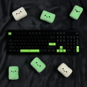 상품 이미지: 지클릭커 오피스프로 OPK50 사일런스 M RGB 풀윤활 무소음 방수 키보드 104키 Poker Green 2026년 첫 신제품