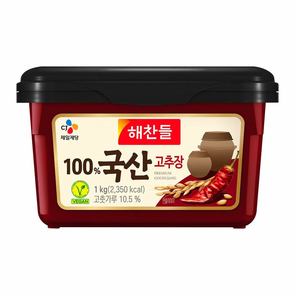 상품 이미지: 해찬들 100% 국산 고추장 1kg, 1개