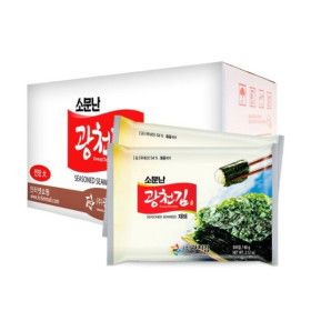 상품 이미지: 소문난광천김 재래전장김(대) 60g(12매) x 20봉