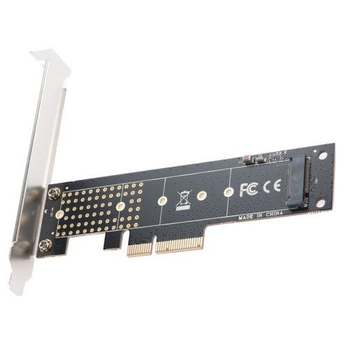상품 이미지: 컴스 PCI Express 변환 컨버터 M.2 NVME SSD KEY M to PCI-E 4x 변환 카드 써멀패드 PC 브라켓