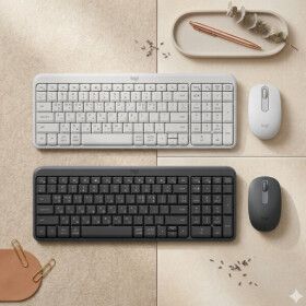 상품 이미지: 로지텍코리아 정품 MK250 무선 블루투스 키보드 마우스 세트 한글 아이패드 맥 애플 태블릿 갤럭시 PC 호환