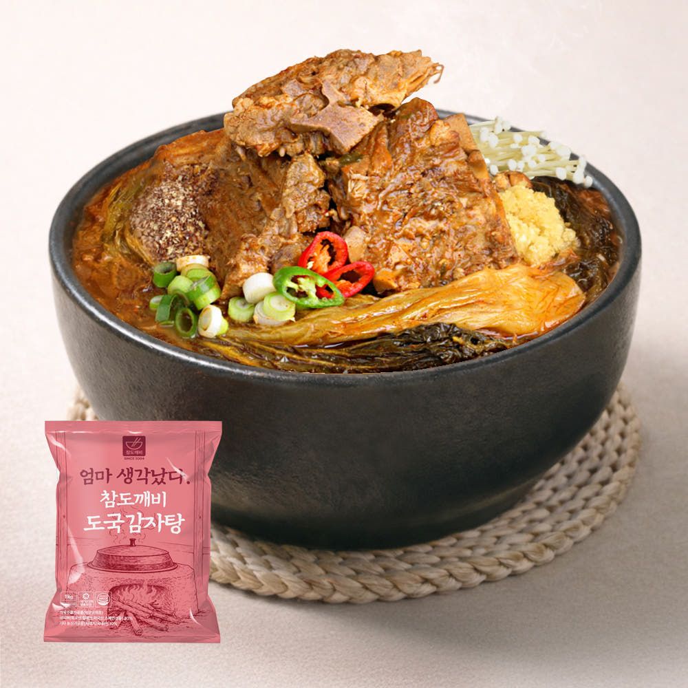 상품 이미지: 참도깨비 도국 감자탕1KG 우거지 뼈해장국