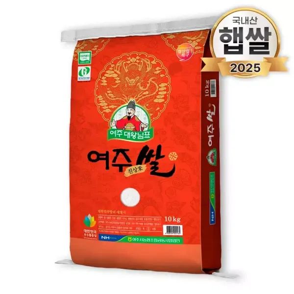 상품 이미지: 25년 대왕님표 여주쌀 10kg 특등급 추청 아끼바리 아끼바레