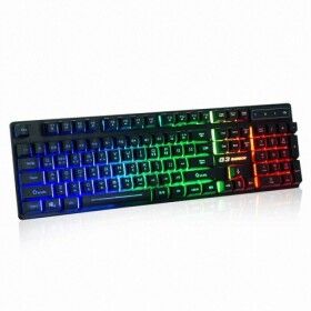 상품 이미지: 지클릭커 G3 Plus LED 멤브레인 유선 키보드 (블랙)