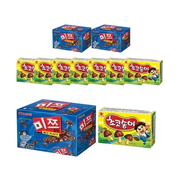 상품 이미지: 오리온 미쯔, 252g, 3개 +초코송이, 50g, 8개