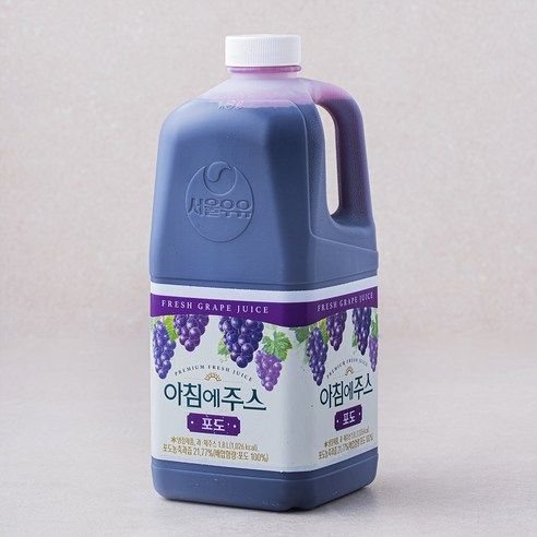 상품 이미지: 서울우유 아침에주스 포도, 1.8L, 1개