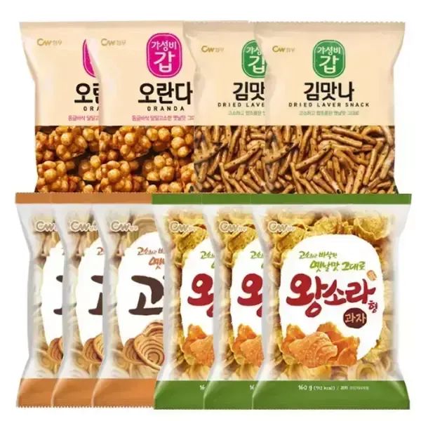 상품 이미지: 청우 전통과자 10종세트(왕3고3오2김2)