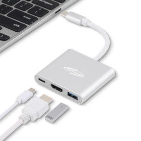 상품 이미지: USB C타입 to HDMI 컨버터 변환젠더 DEX PD100W 충전 노트북 듀얼 모니터 확장 미러링케이블 핸드폰 TV연결