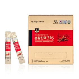 상품 이미지: 웰니스바이오 6년근 홍삼 진액 365 스틱 10g100포 온가족 건강습관 하루한포