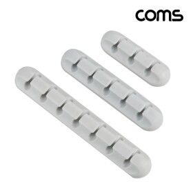 상품 이미지: Coms 케이블 홀더 오거나이저 3pcs 전선정리 고정클립/거실정리/전선걸이/케이블걸이/생활용품/정리용품