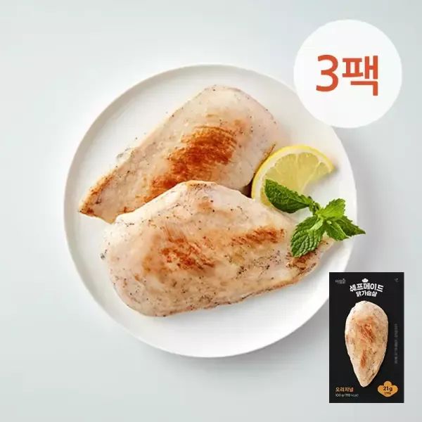 상품 이미지: [아임닭] 쉐프메이드2 닭가슴살 오리지널 100g 3팩
