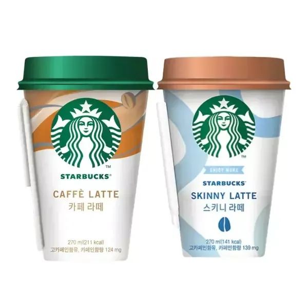 상품 이미지: 스타벅스 컵커피 카페라떼/스키니라떼 270ml x10개