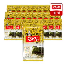 상품 이미지: 광천김 3대째 달인 재래 도시락김 9+9+9 총27봉 / 도시락김 자반 모음 밥도둑 최신제조
