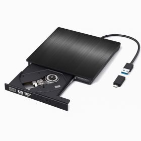 상품 이미지: 림스테일 USB 3.0 DVD RW 멀티 외장형 플레이어 ODD + C타입 젠더 세트 LM-19BK