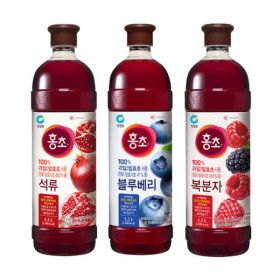 상품 이미지: 홍초 1.5L x 3병(석류/블루베리/복분자)