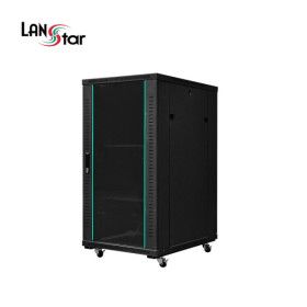 상품 이미지: 랜스타 LS-1200HB 허브랙 검정 22U 1200x800x600 통신랙 국제규격
