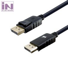상품 이미지: 인네트워크 DisplayPort 1.2 M M 케이블 IN-DP12V02, 1개, 2m