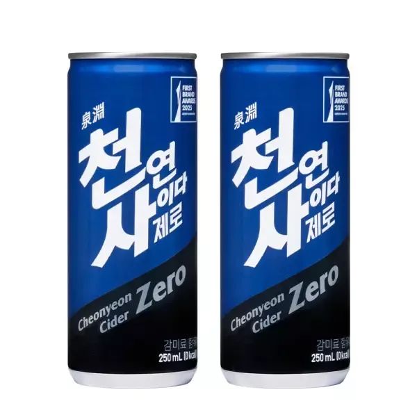 상품 이미지: 천연사이다 제로 250ml x 60캔
