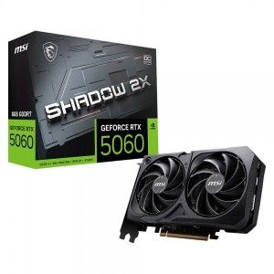 상품 이미지: MSI 지포스 RTX 5060 쉐도우 2X OC D7 8GB (엔비디아 컴퓨터 그래픽카드)