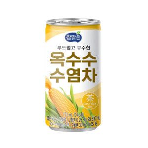 상품 이미지: 참맑은 옥수수수염차 175ml x 30캔-3박스(90캔)  차음료 업소용 캔음료 수염차