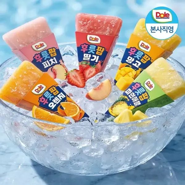 상품 이미지: Dole 돌 후룻팝 4박스 (32팩) + 증정 얼려먹는 주스 아이스팝 디저트