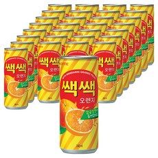 상품 이미지: 쌕쌕 오렌지 음료, 240ml, 30개