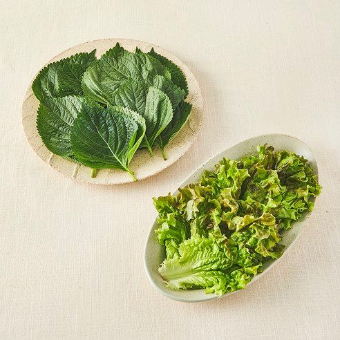 상품 이미지: 친환경 상추 & 깻잎 모둠쌈, 120g, 1개