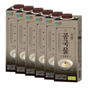 상품 이미지: 정식품 진한 콩국물 검은콩 950ml 6팩
