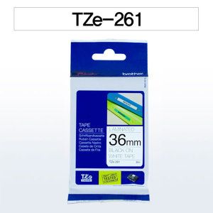 상품 이미지: 브라더 라벨 PT-P900W PT-P950NWB 36mm TZe-261 흰색