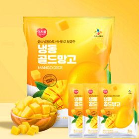 상품 이미지: (신선집중) CJ 이츠웰 한입 냉동 골드망고 다이스 1kgx3개 외 4개/5개 옵션선택