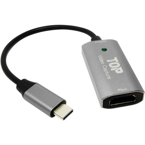 상품 이미지: 솔탑 C타입 to HDMI 4K 60Hz 영상 캡처보드 15cm