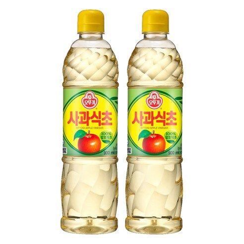 상품 이미지: 오뚜기 사과식초, 900ml, 2개